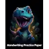 Independently published Dinosaur Handwriting Practice Paper: Wide Lines With Dotted Midline | For Students Learning To Write Letters | Grades K-2 School | Gift For Jurassic Animal Lovers | 8.5 x 11...