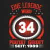 Independently published Eine Legende wird 34 Perfekt gereift seit 1989: Cooles Geschenk zum 34. Geburtstag Geburtstagsparty Gästebuch Eintragen von Wünschen und Sprüchen lustig 1989 geboren | Legen...