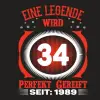 Independently published Eine Legende wird 34 Perfekt gereift seit 1989: Cooles Geschenk zum 34. Geburtstag Geburtstagsparty Gästebuch Eintragen von Wünschen und Sprüchen lustig 1989 geboren | Legen...