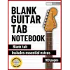 Independently published Guitar Tab notebook - blank tablature sheets including chord fingering charts 8.5x11: For beginners and professionals, students and teachers, song writing, composition and...