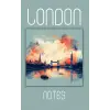 Independently published London Notes: Notebook College Ruled, 120 Sheets, Tower Bridge Skyline Illustration
