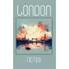Independently published London Notes: Notebook College Ruled, 120 Sheets, Tower Bridge Skyline Illustration