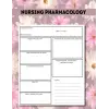 Independently published NURSING PHARMACOLOGY BLANK MEDICATION TEMPLATE NOTEBOOK :: BLANK TEMPLATE STYLE NOTEBOOK AND NOTE GUIDE FOR NURSING STUDENTS 122 Pages Paperback 8,5 x 11