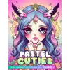Independently published Pastel Cuties Gothic, Pastels Coloring Book, Charm in Soft