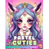 Independently published Pastel Cuties Gothic, Pastels Coloring Book, Charm in Soft