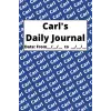 Independently published Personalized Daily Journal - Carl: Blue cover