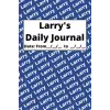 Independently published Personalized Daily Journal - Larry: Blue cover