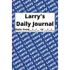 Independently published Personalized Daily Journal - Larry: Blue cover