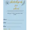 Independently published sketch pad for school: creative imaginations world. Bring your to the..