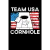 Independently published Team USA cornhole: Dot Grid Jounal ToDo Exercise Book or Diary 6 x 9 (15.24 x 22.86 cm) 120 pages