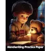 Independently published Teddy Bear Handwriting Practice Paper: Wide Lines With Dotted Midline | For Students Learning To Write Letters | Grades K-2 School | Gift For Cuddly Animal Lovers | 8.5 x 11...
