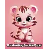 Independently published Tiger Handwriting Practice Paper: Wide Lines With Dotted Midline | For Students Learning To Write Letters | Grades K-2 School | Gift For Safari Animal Lovers | 8.5 x 11 Inch...