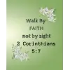 Independently published Walk By FAITH not by sight: 52 weeks prayer journal