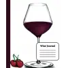 Independently published Wine Journal: quaderno a righe per appunti, idee, pensieri. Cover originale: un bicchiere di Valpolicella