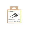 InstantConnect Kablo USB-A Lightning Siyah 1.5m