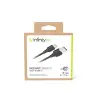 InstantConnect USB-A - USB-C Kablo Siyah 1.5m