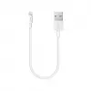 iPhone uyumlu 30 cm şarj kablosu, beyaz, 2DK7512B