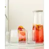 Isac Cam 5 Parça SU TAKIMI 1200 ml Şeffaf