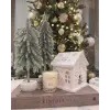 Işıltılı Dekoratif Tealight veya LED Tutucu Ev Modeli