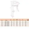 işkence Hızlı Tip Dövme Çelik 50 cm