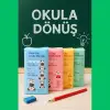 Islak Mendil, Sevimli Mini Cep Tipi, Kokusuz, 64 Adet (8 x 8 Adet), Yumuşak ve Narin Yapı (Kadın)