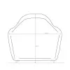 İsme Özel Çocuk Koltuğu Lacivert