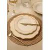 Jaswely Pasta Tabağı 6 Parça Krem 21 Cm