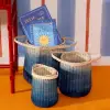 Java Mavi Rattan Sepet 25 Cm