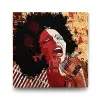 Jazz Singer temalı tablo 80x80 cm