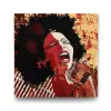 Jazz Singer temalı tablo 80x80 cm