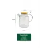 Juliet - Bambu Kapaklı Cam Demlik 1800ml