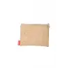Jüt Clutch Bez Çanta
