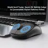 K17 çift modlu Bluetooth ve 2.4GHz destekli 1200DPI kablosuz optik mouse