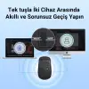 K17 çift modlu Bluetooth ve 2.4GHz destekli 1200DPI kablosuz optik mouse