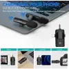 K9-C2 Wireless 3ın1 (Kablosuz Mikrofon) Type-C - Lightning -3,5mm Jak Çiftli Yaka Mikrofonu