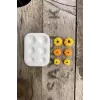 Kabak Mini Altılı Mum Kalıbı (Silikon)