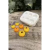 Kabak Mini Altılı Mum Kalıbı (Silikon)