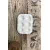 Kabak Mini Altılı Mum Kalıbı (Silikon)