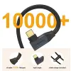 Kablo, 5 Gbps Type-C VR data Şarj Kablosu Oculus Quest 2 için Link Cable 90° Type-C Uç USB 3.2 5 Metre 3A CC1064 Profesyonel Bilgisayar bağlantı Kablosu