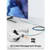 Kablo, 5 Gbps Type-C VR data Şarj Kablosu Oculus Quest 2 için Link Cable 90° Type-C Uç USB 3.2 5 Metre 3A CC1064 Profesyonel Bilgisayar bağlantı Kablosu