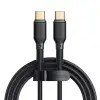 Kablo; Ca-3311 Typec Typec 240W Hızlı Data Şarj 2Mt, Siyah