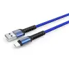 Kablo, Hasır Kırılmaya Dayanıklı 1m LS63 Micro Usb Gri