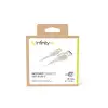 Kablo, Infinitylab by - InstantConnect USB-A USB-C, Beyaz, 1.5m