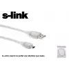 Kablo, SL-UK55 Usb2.0 5m Şeffaf Usb AM/Mini 5pin