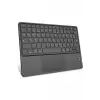 Kablosuz Bluetooth Touchpad Klavye, Tablet Telefon iPad ile Uyumlu, Siyah