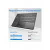 Kablosuz Bluetooth Touchpad Klavye, Tablet Telefon iPad ile Uyumlu, Siyah