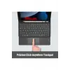 Kablosuz Bluetooth Touchpad Klavye, Tablet Telefon iPad ile Uyumlu, Siyah