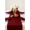 Kadife Görünümlü Masa Runnerı, Bordo 40 X 140