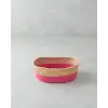 Kağıt İp Sepet Pembe