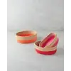 Kağıt İp Sepet Pembe
